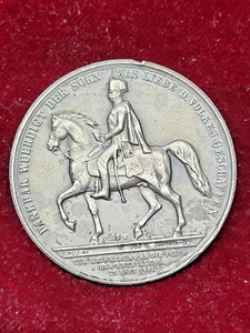 Medal Germany 1861 Ernst August Koenig von Hannover - Brehmer - Picture 1 of 2