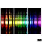 Graphic Equalizer   DJ Club BOX FRAMED CANVAS ART Picture HDR 280gsm