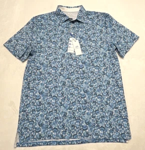 Neu mit Etikett Southern Tide Herren L Performance Poloshirt Muscheln Kurzarm Golf - Bild 1 von 13