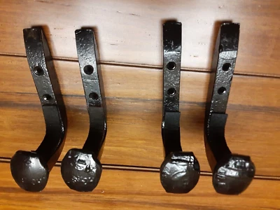 (DOS PARES) Decoración de espiga de ferrocarril Pistola Perchas Ganchos Montaje en pared Escopeta Rifle Foto 1 de 4