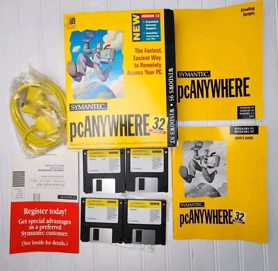 Symantec pcAnywhere32 Version 7.5 for Windows NT and 95 - Image 1 of 4