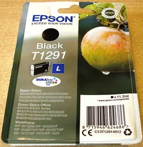 Cartucho negro original Epson T1291 tinta ORIGINAL APPLE - caja sin abrir fecha 2026 - Imagen 1 de 1