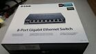 D-Link Dgs-108 8-Port Gigabit Unmanaged Ethernet Switch New In Box