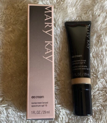 New Mary Kay CC Cream Sunscreen Broad Spectrum SPF 15 ~ Deep  ~ #072825 exp 3/22 - Image 1 of 2