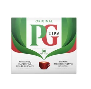 Black Non-Pyramid Tea Bags 80 Count Boxes Pack of 4 - Picture 1 of 5