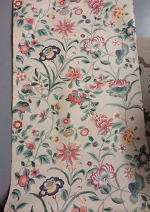 Vintage Wallpaper Floral Asiana Clarence House lot of 8 rolls READ description - Picture 1 of 16