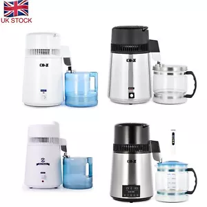 CO-Z Stainless Steel Water Distiller 4L/6L Electric Purifier Glass Water Filters - Picture 1 of 34