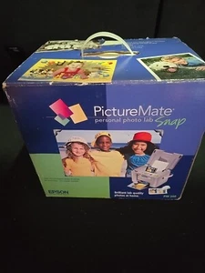 Epson PictureMate Personal Photo Lab PM 240 B382A Printer W Power Cords - Picture 1 of 5