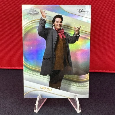 2025 Topps Chrome Disney LeFou REFRACTOR #132 Beauty and the Beast - Image 1 of 2
