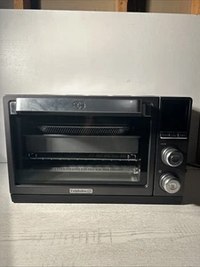 Calphalon Quartz Heat Countertop Oven Dark Stainless Steel 5 Piece Deluxe Set - Picture 1 of 11