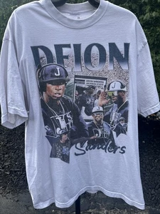 Deion Sanders Prime Time Jackson State Head Coach T-Shirt Men's 2XL Vintage - Picture 1 of 5