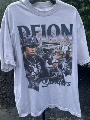 Camiseta Deion Sanders Prime Time Jackson State Head Coach Para Hombre 2XL De Colección Foto 1 de 4