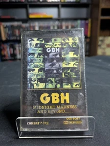GBH Midnight madness and beyond, cassette Released In 1986, punk Rock - Picture 1 of 3
