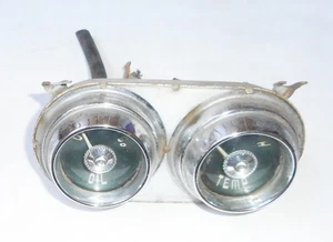 1955 DODGE PLYMOUTH OIL AND TEMP GAUGE ORIGINAL MOPAR - Bild 1 von 4