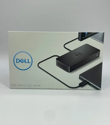 Estação de acoplamento Dell USB 3.0 Ultra HD 4K tela tripla (D3100) - Imagem 1 de 4