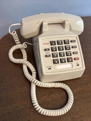 Avaya 2500-YMGP 2500YMGP 215 Single-line telephone volume mute flash hold redial - Image 1 of 4