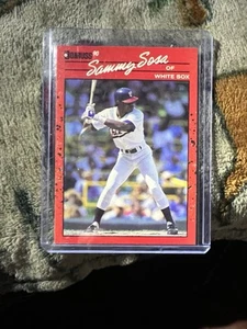 1990 Donruss (RC) DOUBLE ERROR. Wrong Date Of Birth And No Dot After Leaf, Inc - Picture 1 of 9