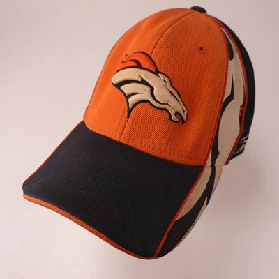 Reebok NFL Denver Broncos Hombres OSFA Ajustable Naranja Azul Marino Gorra Sombrero Foto 1 de 4