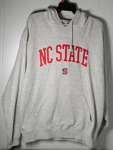 NC State Sweatshirt Herren Pullover Fronttasche Hoodie XXL grau rot weiß - Bild 1 von 3