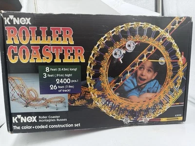 K'NEX Set 🎢63030 Roller Coaster Original Box + Instructions🎢 - Image 1 of 4