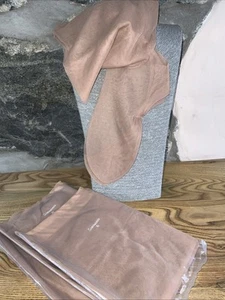 Vintage 4 Prs Seamed Tan Stockings Sz10 36” Length Marked Substandard - Picture 1 of 5