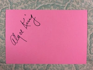 Alyce King - The King Sisters - "It's Love-Love-Love" - Autograph 1973 - Picture 1 of 1