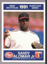 1991 Post / Kraft Cereal Canadian Super Star Series #23 of 30 - Sandy Alomar Jr.