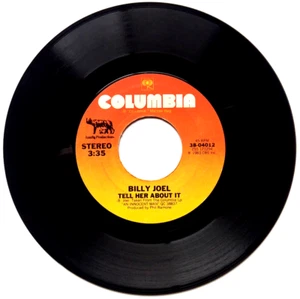BILLY JOEL - Tell Her About It / Easy Money - Vinyl 45rpm 1982 Columbia 38-04012 - Imagen 1 de 4