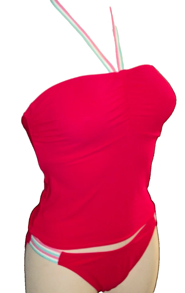 Fantasie SWIMTankini Top 3er Set Gr.70D UK32D  Bügel-BH +Slip S +Pareo Fuchsia - Bild 1 von 4