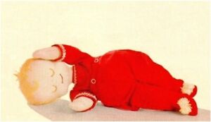 “Rosalie” Baby Doll Rag Doll (14” Long) Sewing Pattern S10167 NOT FINISHED ITEM