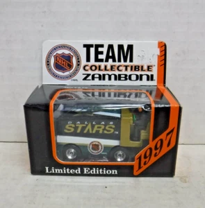 Dallas Stars 1997 Team Collectible Zamboni White Rose Diecast 110724AST - Picture 1 of 2