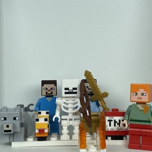 Minifiguras De Juegos De Construccion Steve Minecraft Compra Online En Ebay