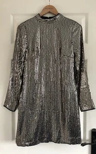 Mint Velvet Gorgeous Sequin Shift Dress Size 10. - Picture 1 of 7