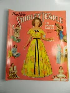 Vintage The New Shirley Temple In Paper Dolls Authorized Edition - Picture 1 of 5