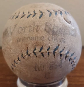 Wert besonderer antiker Baseball 83-1 20er 30er Jahre Durohide blaue Nähte - Bild 1 von 7