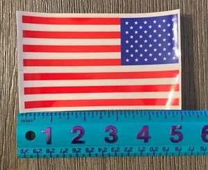 USA American Patriotic Flag Decal - Car, Truck, Vehicle, RV, Home Window Sticker - Bild 1 von 2