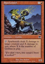 Magic the Gathering MTG Sparksmith (235) Onslaught   NM
