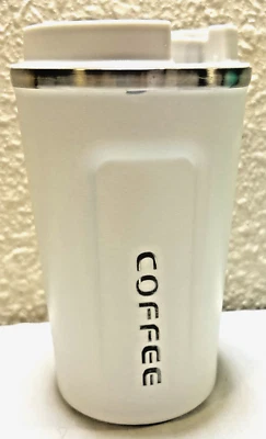 Taza de café blanca de viaje de 510 ml taza térmica de viaje taza portátil Foto 1 de 4