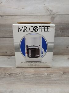 VINTAGE 1992 Mr. Coffee AD10 10 Cup Automatic Drip Coffeemaker White New