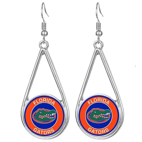 Florida Gators Womens Silver Drop Dangle Earrings w Gift Pkg D29 Cover