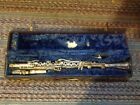 Rare Old Antique Livoni Music Clarinet Silverplate Instrument Wood Case~Salvage