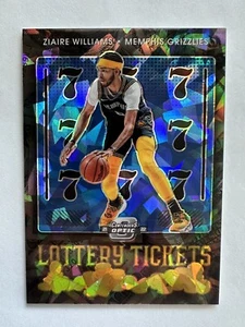 BOLETO DE LOTERÍA ÓPTICA ZIAIRE WILLIAMS 2021-22 CONTENDERS NOVATO HIELO AGRIETADO 53/75 - Imagen 1 de 3