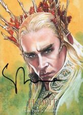 The Hobbit Desolation Of Smaug Illustrated Autograph Card Lee Pace as Thranduil
