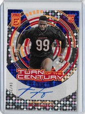 2023 Donruss Elite Turn of the Century Autographs [Blue] Myles Murphy - Bengals