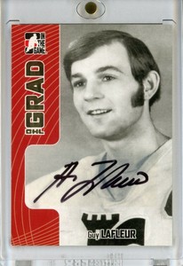 2005-06 ITG Heroes and Prospects Autographs Series II #AGLF2 Guy Lafleur AUTO SP
