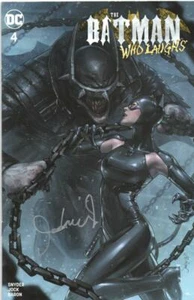 DC Batman Who Laughs #4 Trade Dress NM Signed By Jeehyung Lee Catwoman - Bild 1 von 2