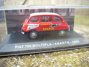 DIE CAST FIAT 750 MULTIPLA ABARTH 1960 SCALA 1\43 - Imagen 1 de 1