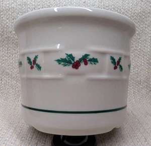 Longaberger Vela Vajilla de Una Pinta Seguro para Alimentos Acebo Tradicional 241202G - Imagen 1 de 10