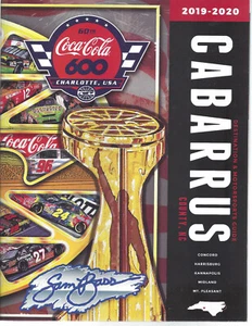 2019 CABARRUS COUNTY "SAM BASS COVER" DESTINATION MOTORSPORTS GUIDE NASCAR - Bild 1 von 2
