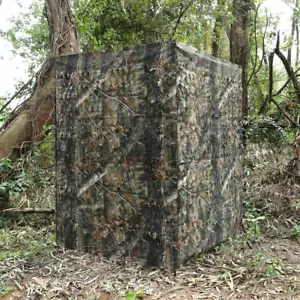 Hunting Ground Blind Deer Portable Camouflage Shelter 5×10 Ft Weather Resistant - Picture 1 of 12